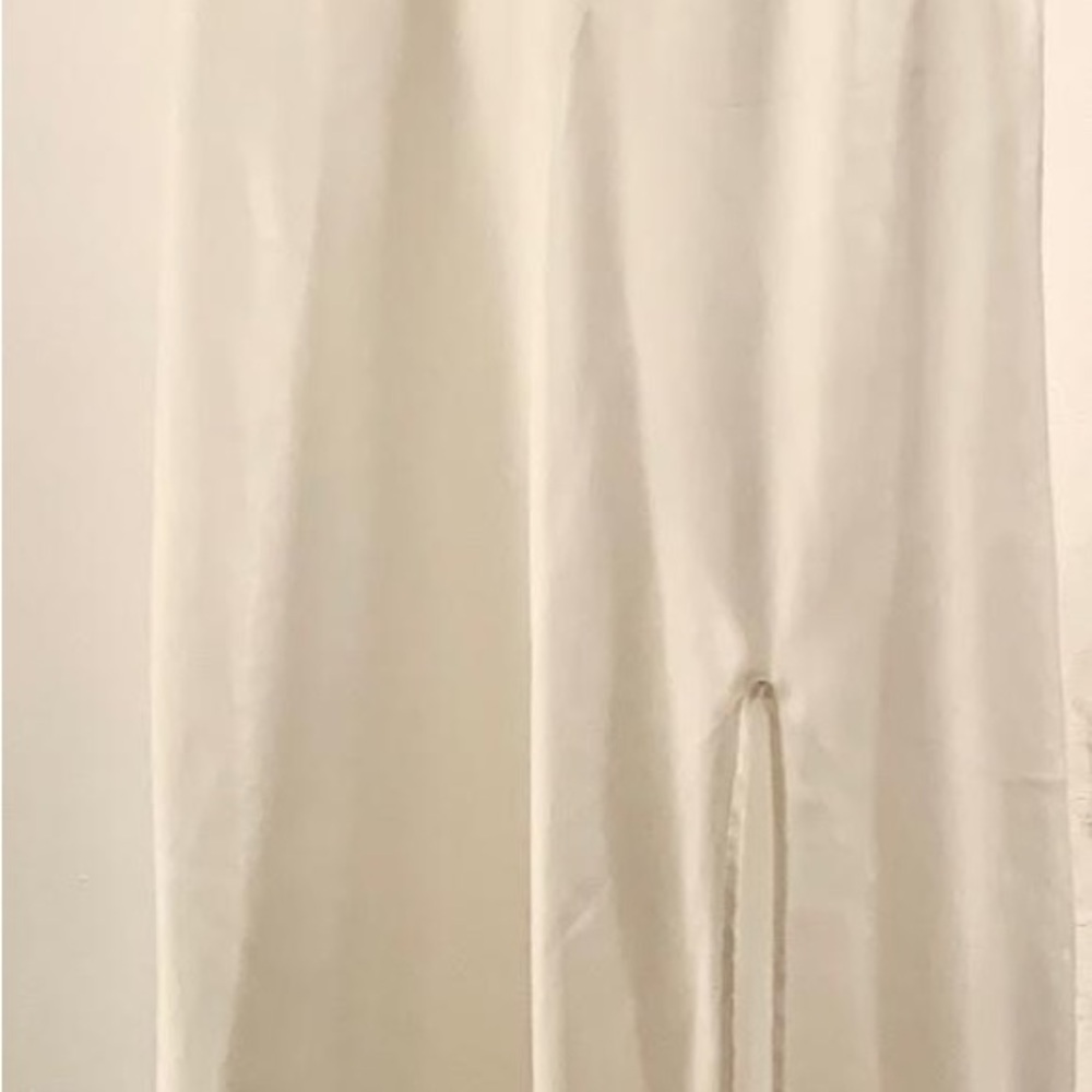 Vintage White Lace-Trim Satin Slip Dress - Women Intimates & Sleepwear - Picture 4 of 9